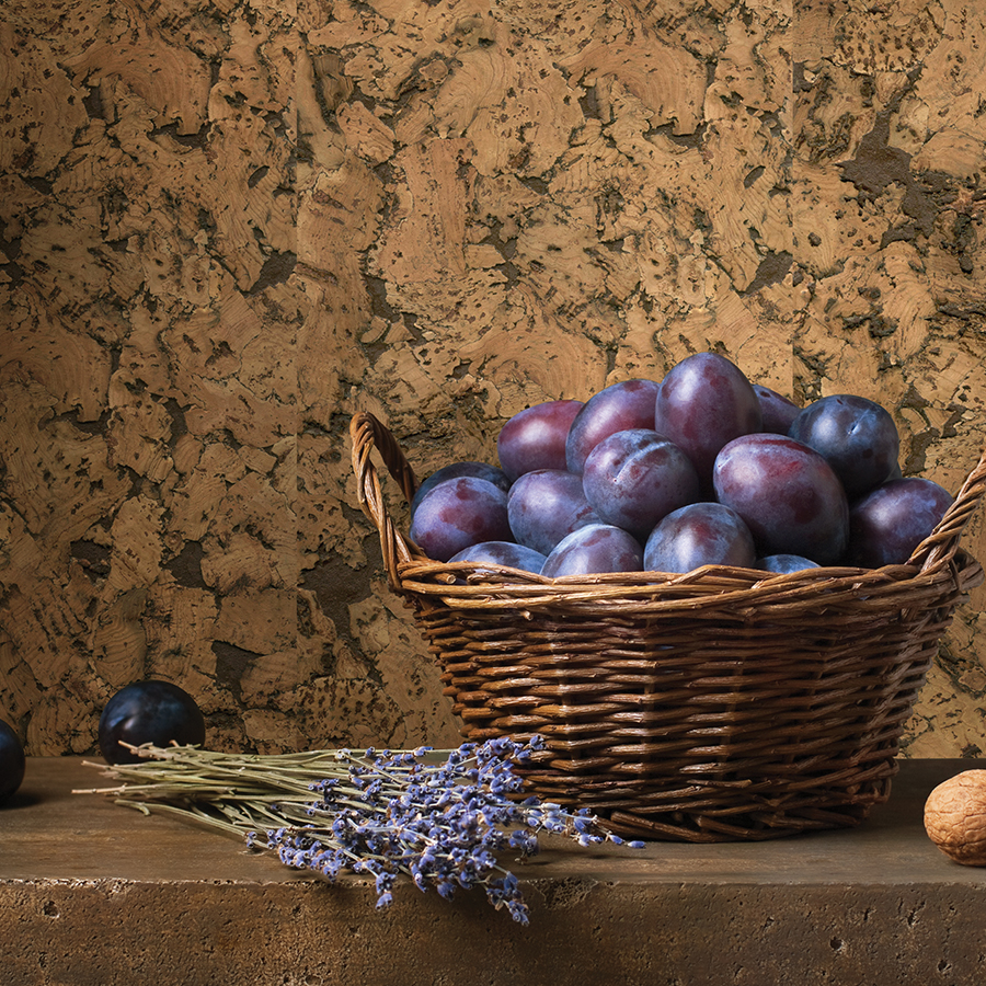 Пробковая стеновая панель Corkstyle Wall Design Monte Brown 600×300×3 фото в интерьере